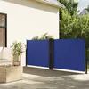 Image de vidaXL Auvent latéral rétractable Bleu 120x1000 cm
