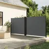 Image de vidaXL Auvent latéral rétractable anthracite 180x1000 cm