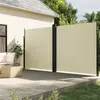 Image de vidaXL Auvent latéral rétractable crème 200x1000 cm