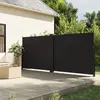 Image de vidaXL Auvent latéral rétractable - Noir