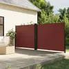 Image de vidaXL Auvent latéral rétractable Marron 160x1200 cm