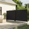 Image de vidaXL Auvent rétractable 180x1200 cm - Noir