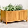 Image de VIDAXL Jardinière Acacia - Doublure