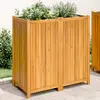 Image de vidaXL Jardinière acacia doublure