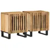 Image de vidaXL Tables de chevet - Bois de manguier