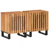 Image de VidaXL Tables de Chevet 2 pcs - Bois d'Acacia Massif