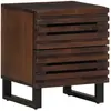 Image de vidaXL Table de chevet bois de manguier - 40x34x46 cm