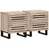 Image de VidaXL Tables de chevet Bois manguier massif