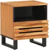 Image de vidaXL Table de chevet - Bois d'acacia massif