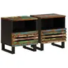 Image de vidaXL Tables de chevet - Bois récupération - Lot de 2