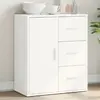 Image de VidaXL Buffet - Blanc - 60 x 31 x 70 cm