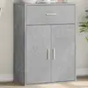 Image de vidaXL Buffet Gris béton - 60x30x84 cm