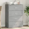 Image de vidaXL Buffet gris béton