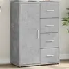 Image de vidaXL Buffet Gris béton 60x31x84 cm