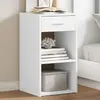Image de VIDAXL Tables de Chevet Blanc - Lot de 2