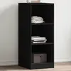 Image de vidaXL Garde-robe noir 48x41x102 cm bois d'ingénierie
