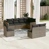 Image de vidaXL Salon de jardin 8 pcs - Gris