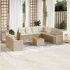 Image de vidaXL Salon de jardin résine tressée - Beige