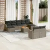 Image de vidaXL Salon 10pcs avec Coussins - Gris