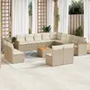 Image de VIDAXL Salon de jardin 14 pcs beige