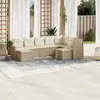 Image de VIDAXL Salon de jardin avec coussins 9 pcs - Beige