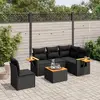 Image de VIDAXL Salon de jardin 6 pcs noir