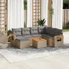 Image de VidaXL Salon de jardin 8 pcs - Beige
