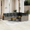 Image de VIDA XL Salon de jardin avec coussins 10 pcs