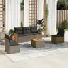 Image de VIDAXL Salon de jardin 6 pcs - Gris