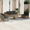 Image de VIDAXL Salon de jardin 8 pcs - Gris