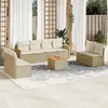 Image de VIDAXL Salon de jardin 9 pcs - Beige