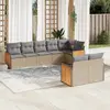 Image de VIDAXL Salon de jardin 8 pcs - Beige