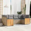 Image de VIDAXL Salon de jardin 6 pcs beige