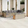 Image de vidaXL Salon de jardin 13 pcs - Beige