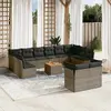 Image de vidaXL Salon 13pcs avec Coussins - Gris