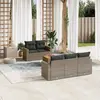 Image de VidaXL Salon de jardin 6 pcs - Gris