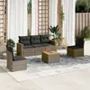 Image de Salon de jardin avec coussins - Gris