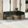 Image de vidaXL Salon de jardin - Gris