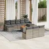 Image de Salon de jardin VIDAXL - 11 pcs - Gris