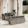 Image de Salon de jardin 6 pcs - Gris
