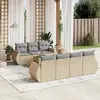 Image de VIDAXL Salon de jardin 8 pcs - Beige