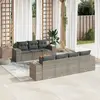 Image de vidaXL Ensemble de jardin 8 pcs - Gris