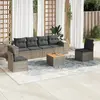 Image de vidaXL Salon de jardin 7 pcs gris