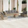 Image de VIDA XL Salon de jardin avec coussins 9 pcs