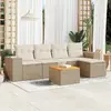 Image de VIDAXL Salon de jardin - 6 pièces - Beige