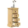 Image de vidaXL Table de chevet Corona - Pin massif