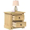 Image de vidaXL Table de chevet Corona - Bois de pin massif