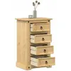 Image de vidaXL Table de Chevet - Bois de Pin Massif