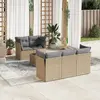 Image de VidaXL Salon de Jardin 6 pcs - Beige