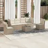 Image de VIDAXL Salon de jardin 7 pcs - Beige